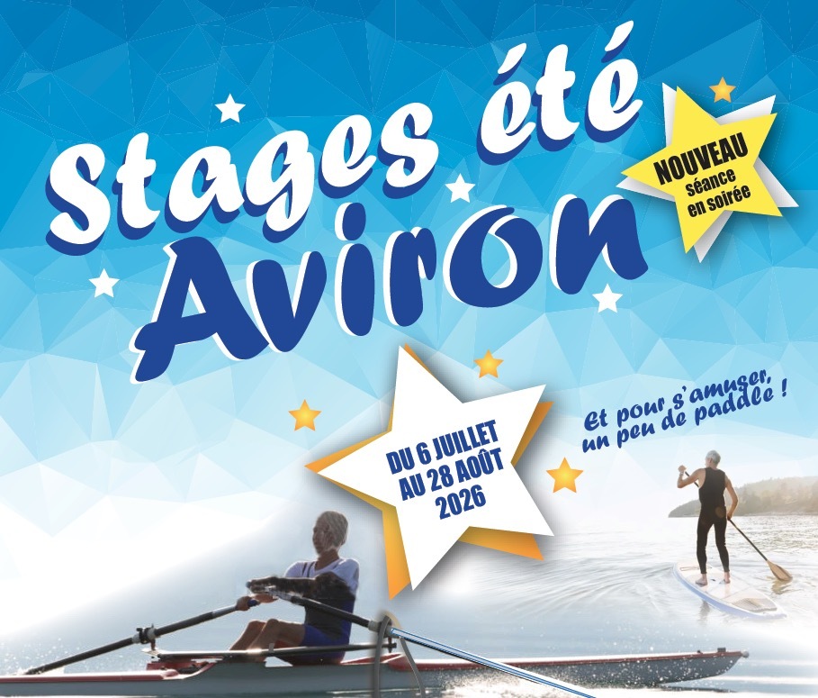 Stages été 2026 - Aviron / Paddle