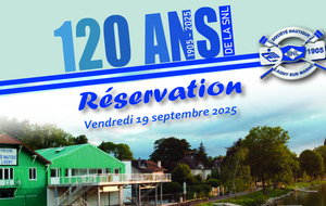 120 ans du Club - Vendredi 19 septembre – Soirée de Gala - Réservation