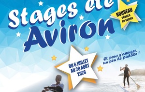 Stages été 2026 - Aviron